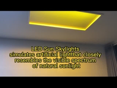 Le ciel bleu artificiel a mené la lumière 600x600 Dimmable Dali ultra-mince 1V-10V de panneau de plafond de lucarne