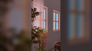 Puits de lumière de fenêtre avec rideaux motorisés Solution réaliste de lumière du jour artificielle
