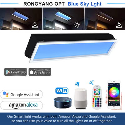 acheter Éclairage de puits de lumière à illusion moderne – Conception légère de 6,2 kg, luminosité de plus de 4000 lumens, télécommande et contrôle via application, intégration domotique transparente via DALI-2 et Zigbee fabrication en ligne