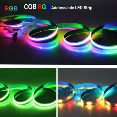 acheter Lumières de bande changeantes de couleur pratiques de LED, bande adressable de Dimmable RVB fabrication en ligne