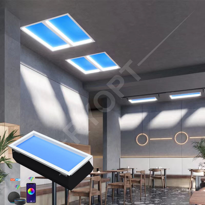 acheter Lumière du jour artificielle anti-éblouissante 2000LM, ciel 30x60 et panneau de plafond du nuage LED fabrication en ligne