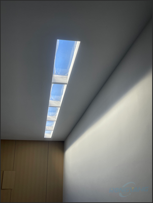 Acheter Plafonnier LED artificiel avec technologie de diffusion de Rayleigh pour CRI élevé >93 et installation encastrée fabrication en ligne