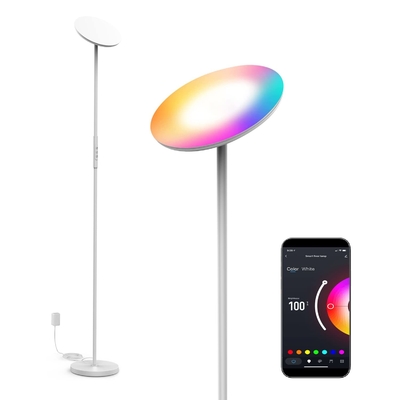 Lampe sur pied pratique multicolore de RVB, lampe faisante le coin du DIY RVB de 2000 lumens