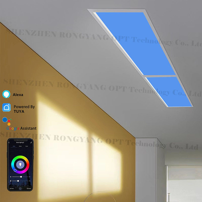 Tuya Wifi BT Control Panneau du puits de lumière à LED Température de couleur déglaçable 2100-7000K