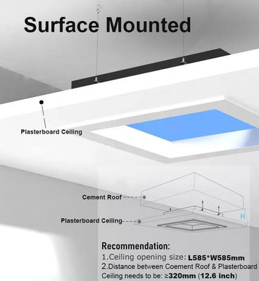 Lumière de nuit à panneau plat de 75 W pour applications polyvalentes CCT 2100K-7500K