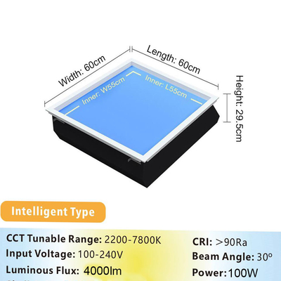 Lumière artificielle à LED de 50 W Longue durée de vie 50000 heures pour un éclairage économe en énergie
