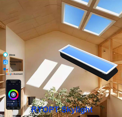 Panneau de plafond LED intérieur 110V 220V 120X30 Tuya Alexa Control