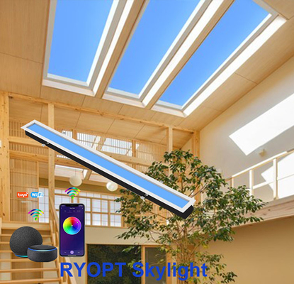 Puits de lumière artificiel réaliste multiscene 50HZ 1150x140x86mm 30 degrés