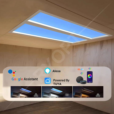 Tuya Contrôle Wi-Fi Panneau phare LED 2100-7000K Température de couleur 6000LM Flux lumineux