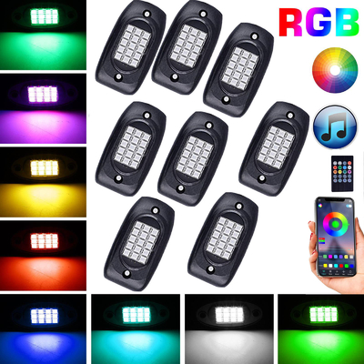 Lumières de roche sans fil légères avec télécommande multiscene