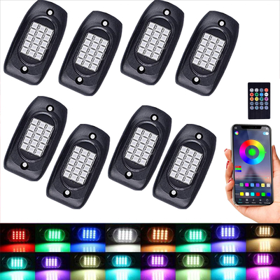 Lumières de roche à télécommande pratiques stables changeant de couleur SMD5050