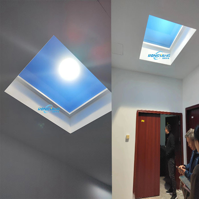 Panneau solaire artificiel en alliage d'aluminium avec source lumineuse LED pour un éclairage personnalisé
