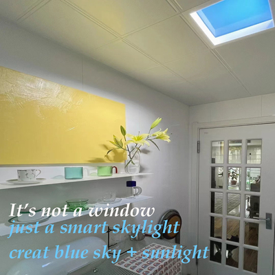 La lucarne libre UV de Faux de LED lambrisse la thérapie artificielle de ciel bleu de rythme circadien de lumière du jour