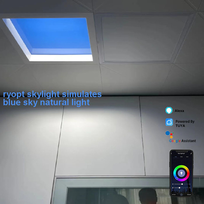 Contrôle naturel plat extérieur de Tuya de lumière du soleil de voyants du bâti 100W LED