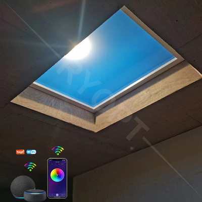 lampe bleu-clair montée extérieure de ciel de panneau de 60*60 300W LED pour la maison