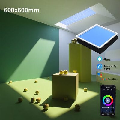 Rayleigh Scattering LED Skylight Simulation de lumière naturelle, indépendante des conditions météorologiques, idéale pour les pièces sans fenêtre
