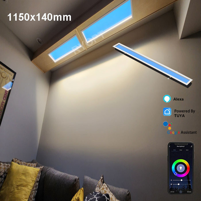 3.6A Panneau LED de rétroviseur artificiel actuel avec Tuya WiFi BT Control Panneau LED de faux rétroviseur