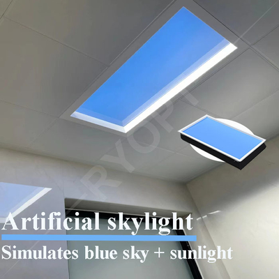 Lumière artificielle LED ClearSky pour maisons et bureaux avec une installation facile et une conception écoénergétique