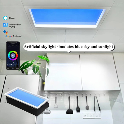 2x4 panneau de lumière solaire artificielle intérieure Zigbee Wifi Bluetooth télécommande