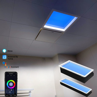 150W Smart Tuya Contrôle de la voix LED Réverbère 2200K-7500K CCT Éclairage circadien