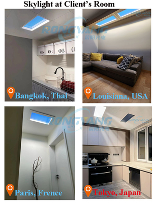 50W LED fausse lucarne pour projet circadien et 95 RA Cri Standard