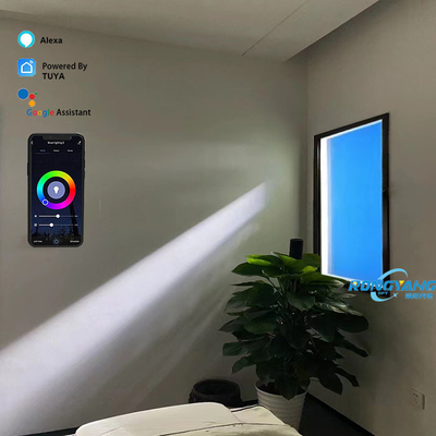 LED Faux panneau de lumière de fenêtre Soleil artificiel 2200K-7800K Changement de température de couleur