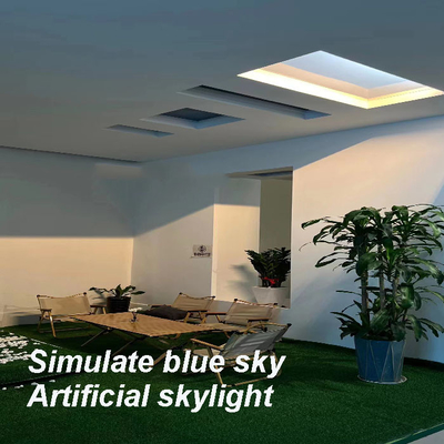 Monture murale Fausse lumière de fenêtre avec rythme circadien 110-240V 8000 lumens 70000h Durée de vie