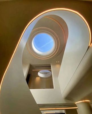 Lumière de plafond intelligente moderne 80W, Ø600mm, télécommande et commande vocale, compatible Zigbee, CE/UKCA/RCM