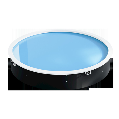 Lumière de plafond intelligente moderne 80W, Ø600mm, télécommande et commande vocale, compatible Zigbee, CE/UKCA/RCM
