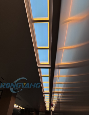 Panneau de lumière de toit LED ultra-mince à contrôle intelligent Couleur et température Tunabl pour l'éclairage domestique et commercial