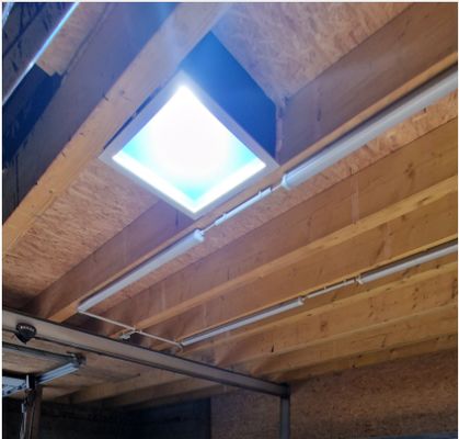 30M Distance de projection Panneau de lumière solaire artificielle contrôlée par télécommande et commande -20C-45C