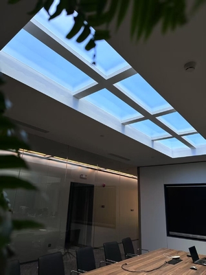 Lumière blanche couleur intégrée Ciel de lumière artificiel à LED 12kg Méthode d'installation encastrée pour commercial