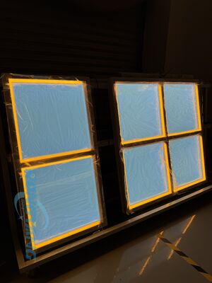Lumière de fenêtre fausse certifiée ROhs avec éclairage de rythme circadien température de couleur réglable et faible consommation d'énergie